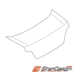 Malle de coffre SUBARU STI 2006 - 2007