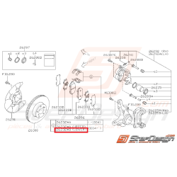 Ressort Inférieur Frein Avant Subaru WRX 2010 - 2011