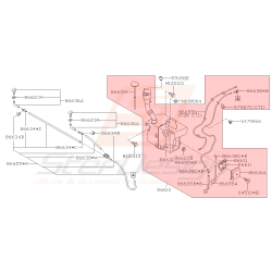 Bocal lave glace pour STI 2006-2007 Spec-C