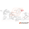 Bouchon tambour frein a main SUBARU WRX/STI 08-14 Bouchon tambour frein a main SUBARU WRX/STI 08-14
