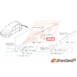 Écrou baguette de toit STI 08-14 WRX 08-11