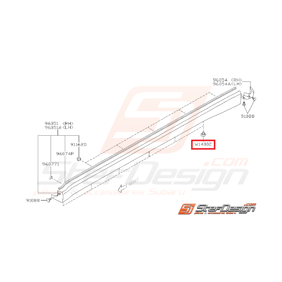 agrafe de bas caisse