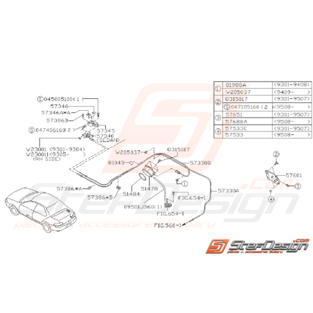 Ensemble trappe essence GT 93-00