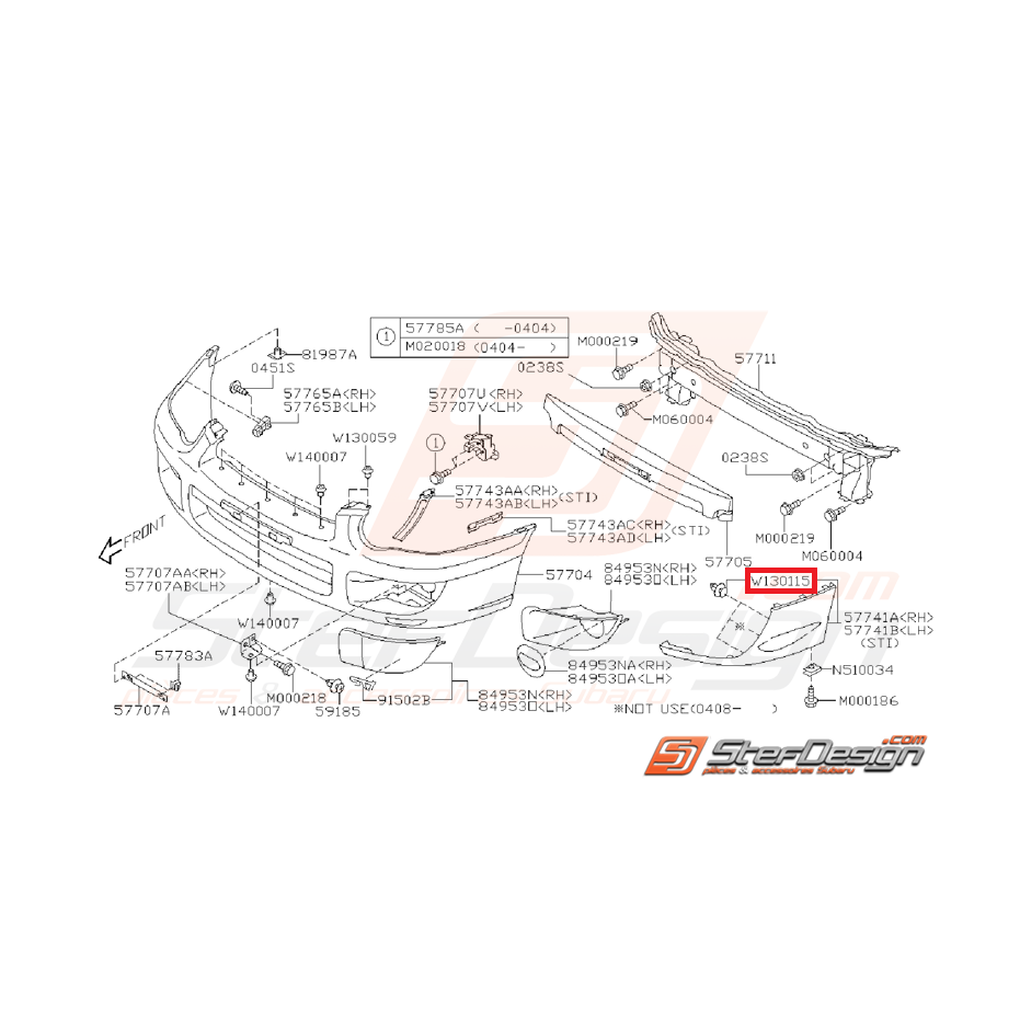 Agrafe bas de caisse