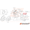 Ressort amortisseur frein a main SUBARU GT 97-00 WRX/STI 01-14