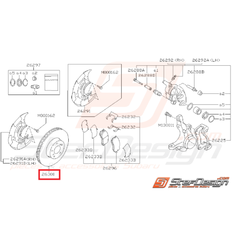 disques avant Grp N subaru GT 94-98