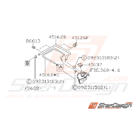 Ensemble durite de vase d'expansion GT 97-00