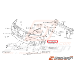 Cache latéral de pare choc avant subaru WRX et STI 06-07