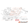 Couvercle latéral pare-choc avant subaru STI 08-14