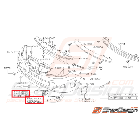 Cache contour anti-brouillard STI 11-14