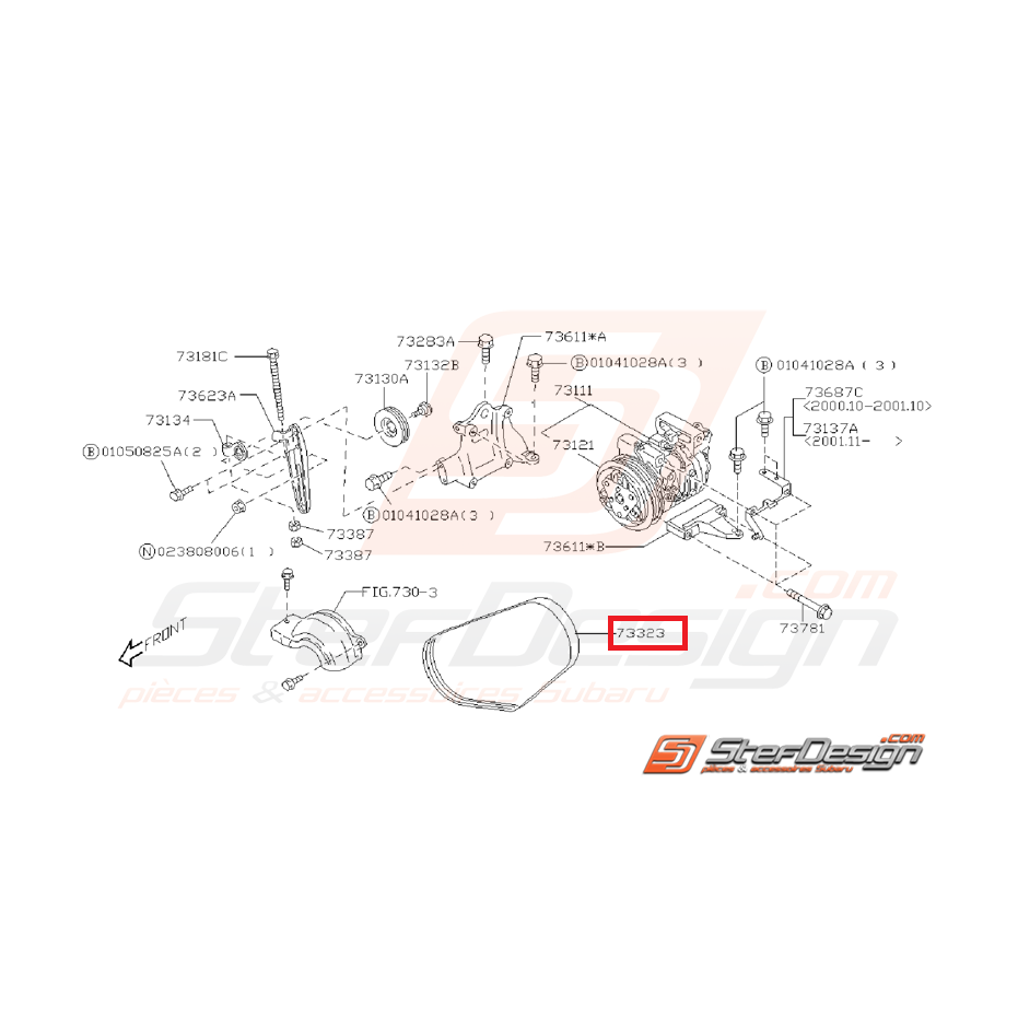 Courroie de climatisation 1.6l Courroie de climatisation 1.6l