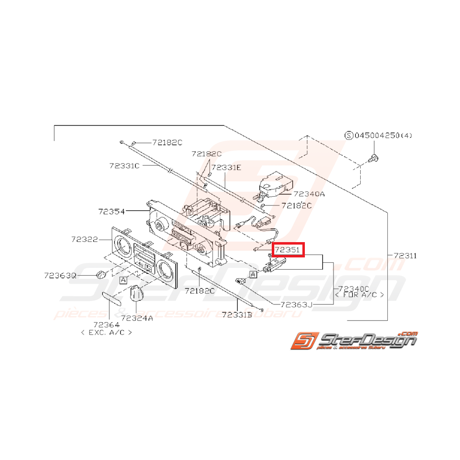 Ampoule bloc chauffage 