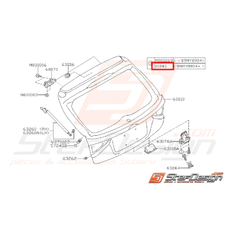 Vis Hayon Subaru WRX STI 04/09 - 2010