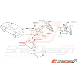 Goulotte de remplissage trappe essence WRX/STI 01-07