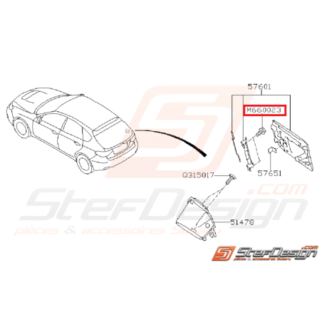 Vis trappe a essence STI/WRX 03-14