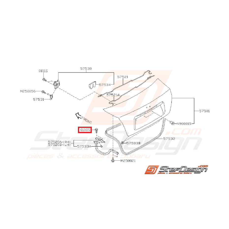 Vis de levier de vitesse WRX/STI 01-07