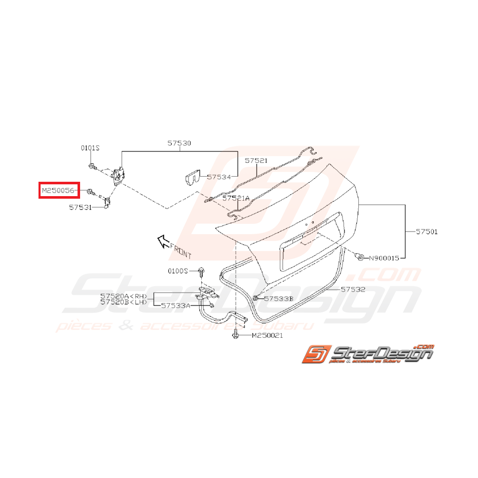 Butée de coffre STI 10-14 Butée de coffre STI 10-14