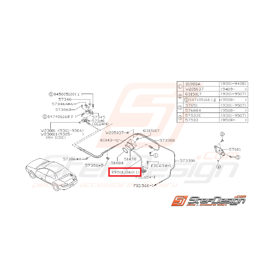 Flexible essence IMPREZA GT 93-00 Flexible essence IMPREZA GT 93-00