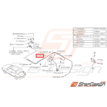 Bande flexible de carburant GT 93-00