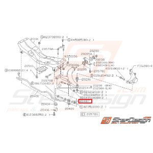 Rondelle train avant GT 99-00