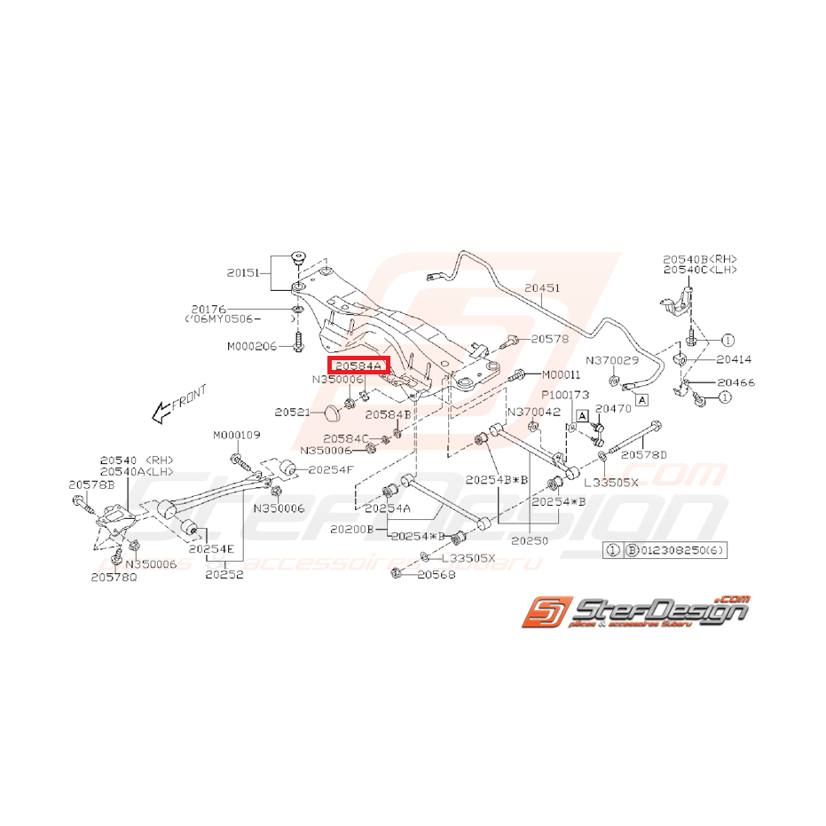 Rondelle de tirant côté pont(tous modèles) Rondelle de tirant côté pont(tous modèles)