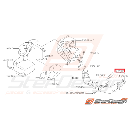 Durite d'induction origine SUBARU IMPREZA GT 97-98