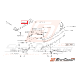 Traverse complète pare choc arrière WRX/STI 08-14