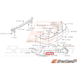 Supports bavettes pare-choc arrière IMPREZA GT 97-00