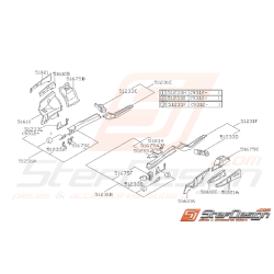 Ensemble joue d'aile avant SUBARU GT 94-00