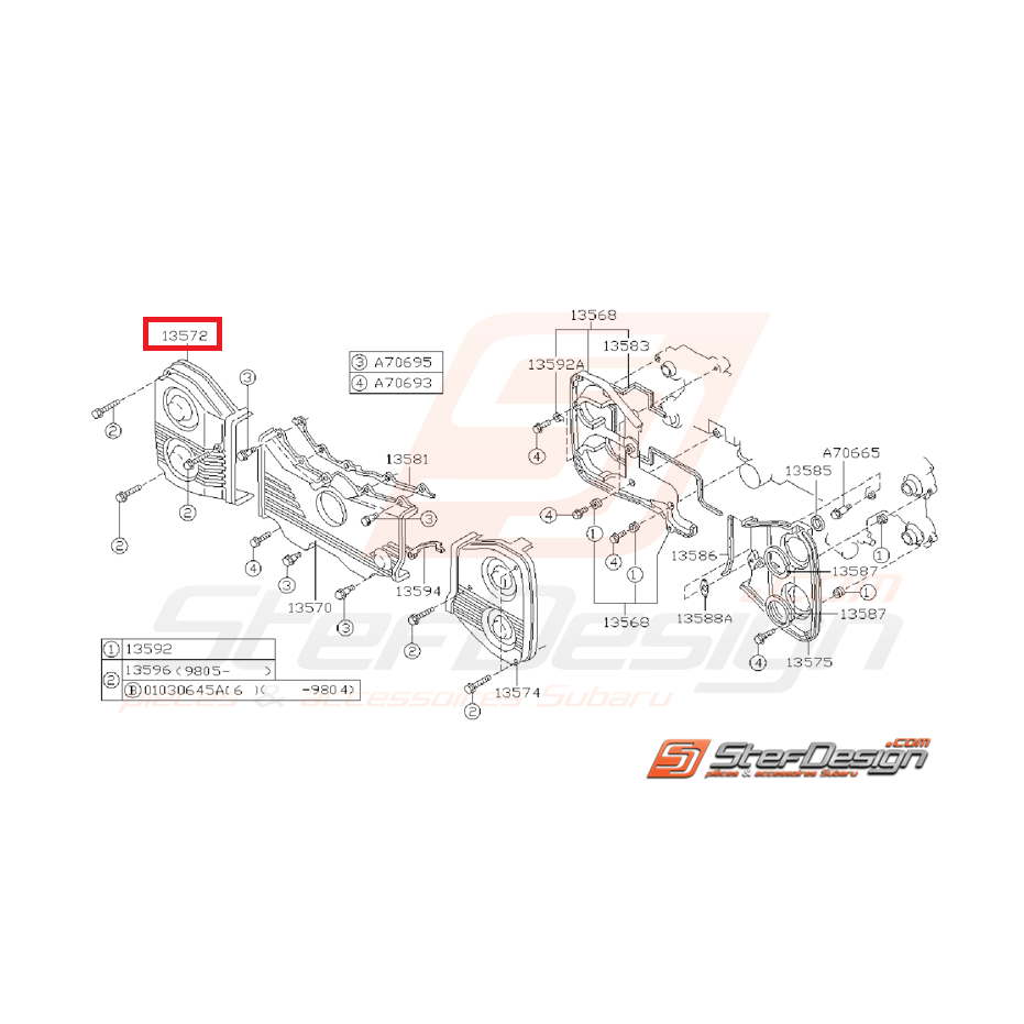 Carter distribution avant droit GT 93-98 Carter distribution avant droit GT 93-98