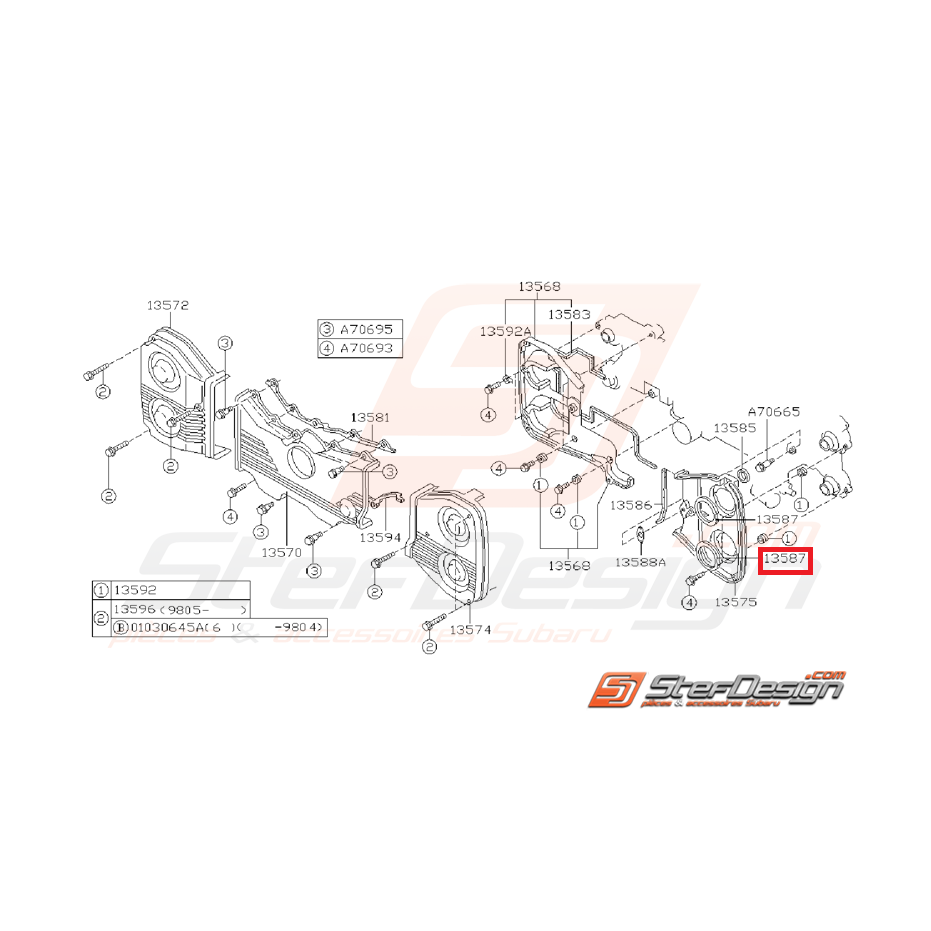 Joint rond carter de distribtion GT 93-98 Joint rond carter de distribtion GT 93-98