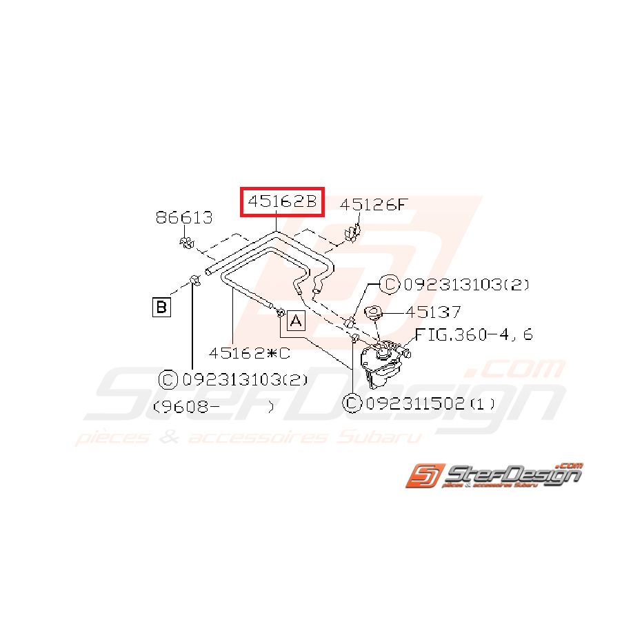 Durite de vase d'expension GT 97-00 Durite de vase d'expension GT 97-00