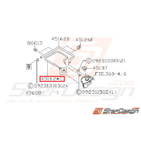 Durite N°2 de vase d’expansion GT 97-00 