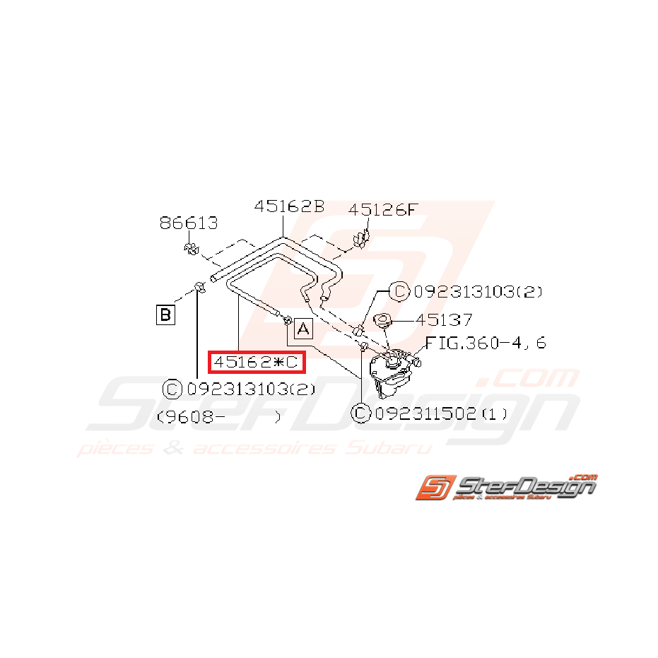 Durite N°2 de vase d’expansion GT 97-00 