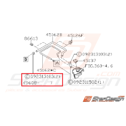 Attache tuyaux durite de vase d’expansion GT 97-00
