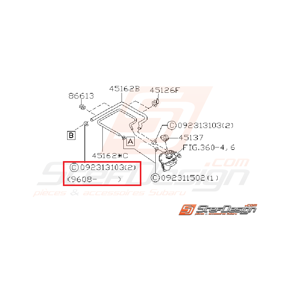 Attache tuyaux durite de vase d’expansion GT 97-00 Attache tuyaux durite de vase d’expansion GT 97-00