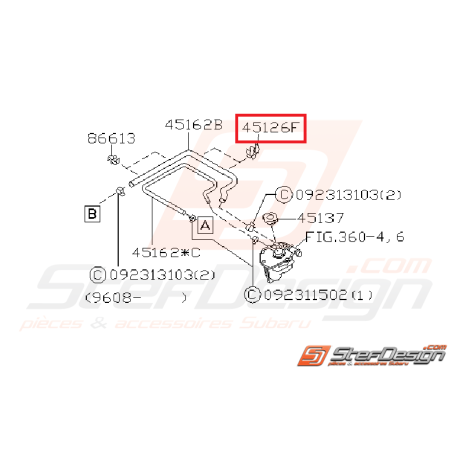 Attache durite de vase d'expansion GT 97-00