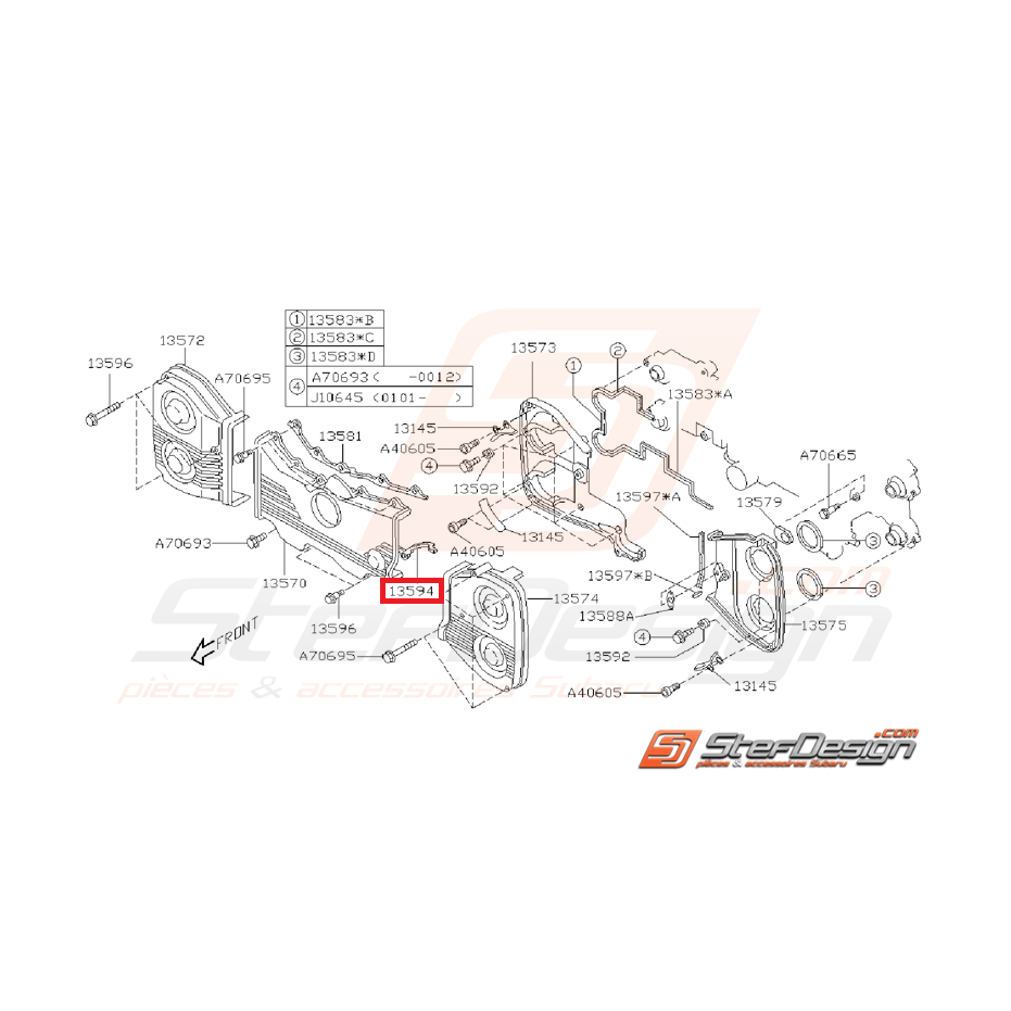 joint de carter distribution inférieur