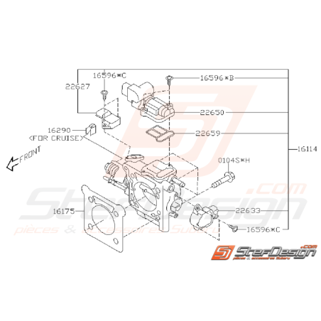 Ensemble Papillon d’Admission Subaru WRX / STI 2001 - 2005