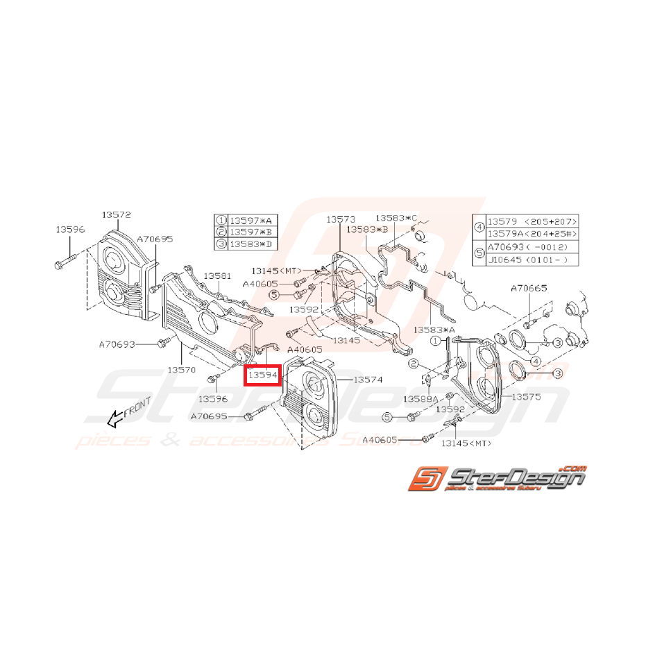 joint de carter distribution inférieur