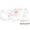 Support garniture de porte SUBARU GT 93-00 Support garniture de porte SUBARU GT 93-00