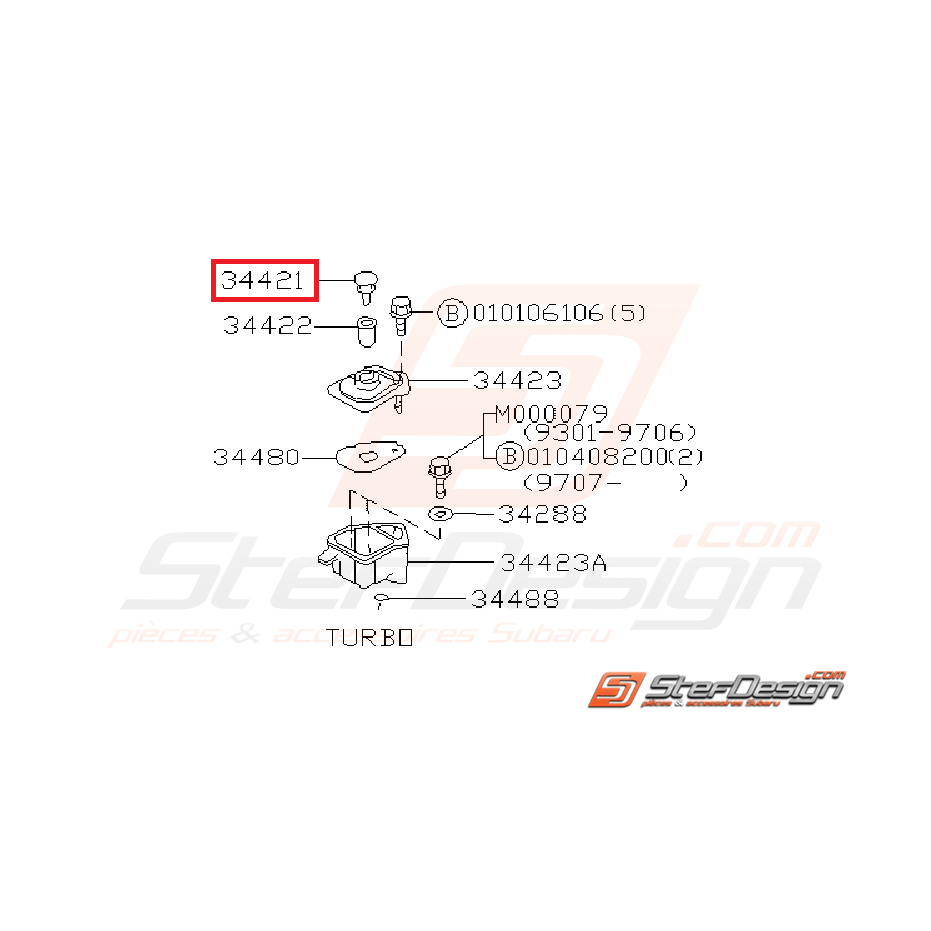 Bouchon réservoir direction assistée GT 93-00 Bouchon réservoir direction assistée GT 93-00