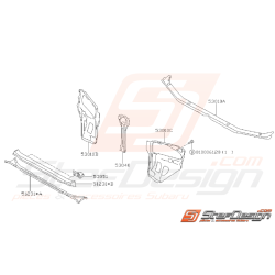 Ensemble face avant SUBARU GT 93-00