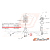 Écrou de train arrière et de fixation de triangle SUBARU WRX/STI 01-11 Écrou de train arrière et de fixation de triangle SUBARU WRX/STI 01-11