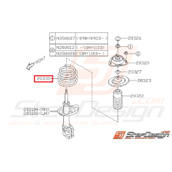 Ressort avant origine subaru STI 11-14