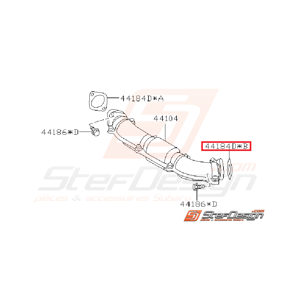 joint raccord collecteur échappement