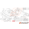 Clips support de pare choc arrière WRX/STI 01-07 Clips support de pare choc arrière WRX/STI 01-07
