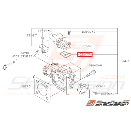 Joint actuateur ralenti WRX/STI 01-05