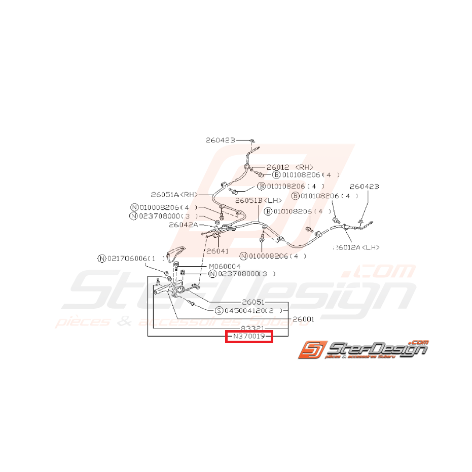 Ecrou fixation boite à air WRX/STI 08-14 Ecrou fixation boite à air WRX/STI 08-14