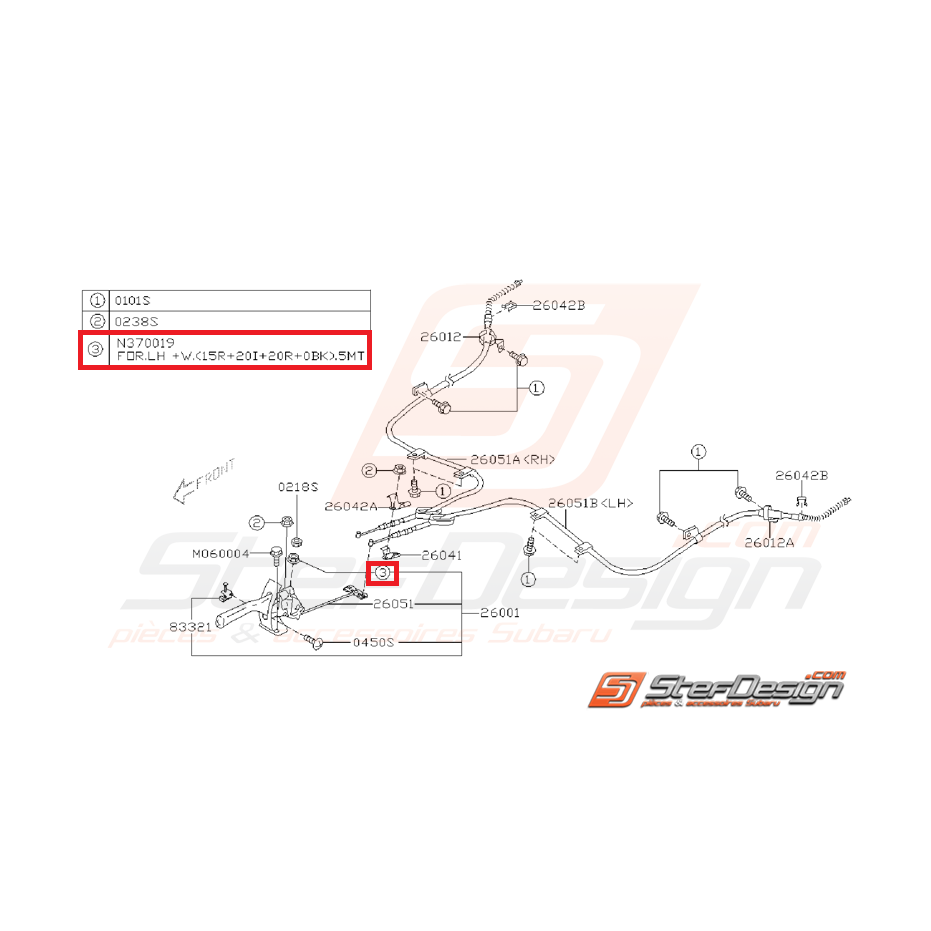 Ecrou fixation boite à air WRX/STI 08-14 Ecrou fixation boite à air WRX/STI 08-14
